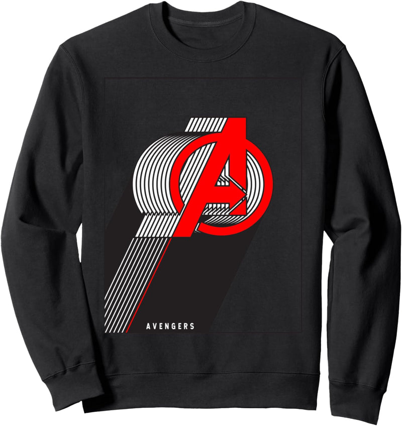Marvel Avengers Stacked Lines Logo Sweatshirt
