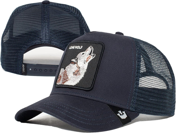 Goorin Bros. Herren The Farm Trucker-Kappe aus Netzstoff für Damen Baseballkappe Einheitsgrösse Blau