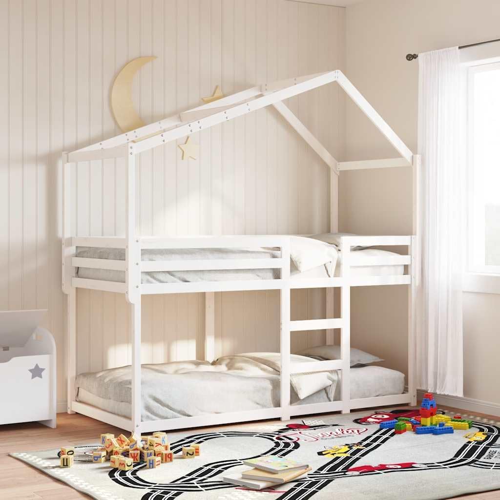 vidaXL Dach für Kinderbett, Kinderbettdach mit offener Seite, Kinderbetthimmel für Schlafzimmer, Bet