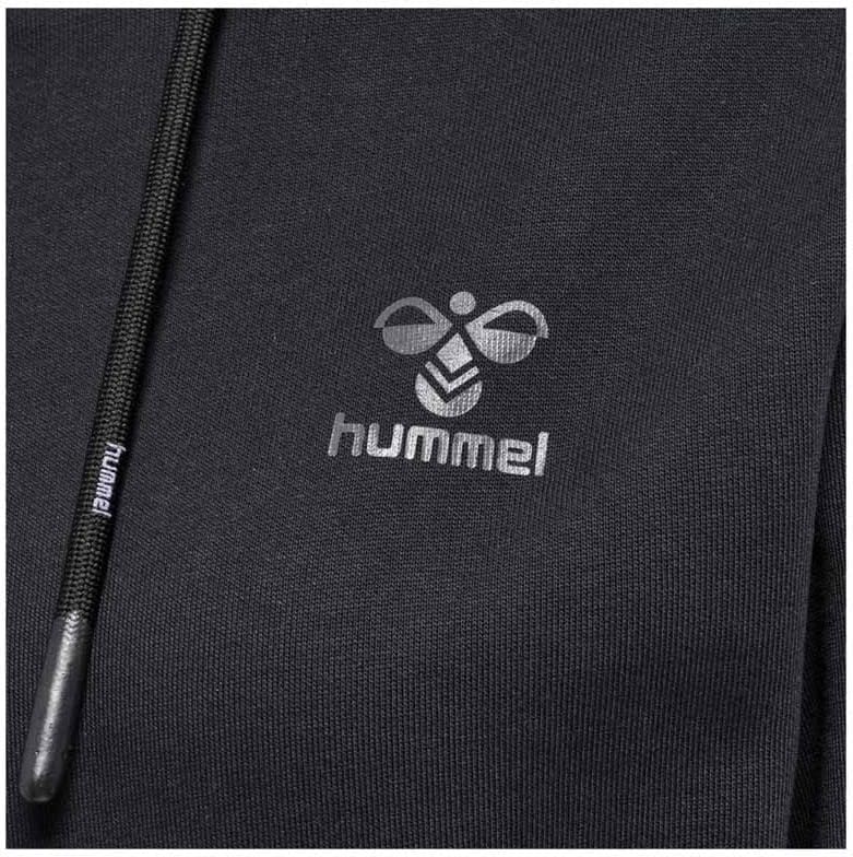hummel Damen Hmloffgrid Hoodie Wo Hooded Sweatshirt S Jet Black/Forged Iron, S Jet Black/Forged Iron