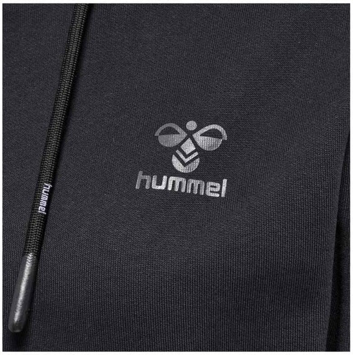 hummel Damen Hmloffgrid Hoodie Wo Hooded Sweatshirt S Jet Black/Forged Iron, S Jet Black/Forged Iron