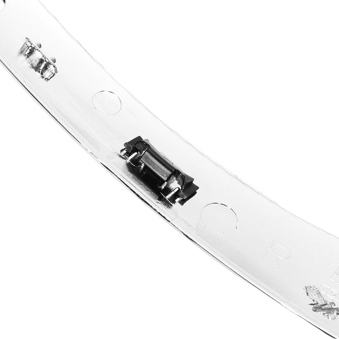 Auto-Scheinwerfer-Ring-Zierleiste, 2 Stück, Scheinwerfer-Ring-Zierblende, ABS-Chrom, Links und Recht