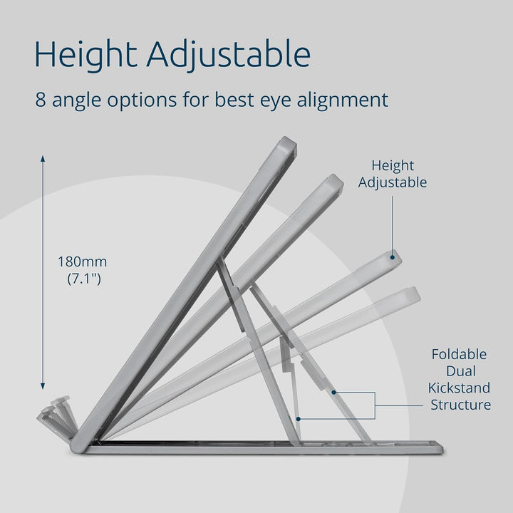 Kensington SmartFit Easy Riser Go 14 Zoll Laptop Ständer, Höhenverstellbar & tragbar, Ideal für Ultr