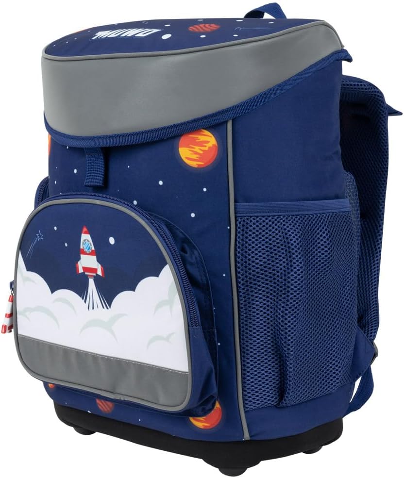 MUWO Kinder Schulranzen Set 5tlg. ergonomischer leichter Schulrucksack mit Sporttasche, Turnbeutel,