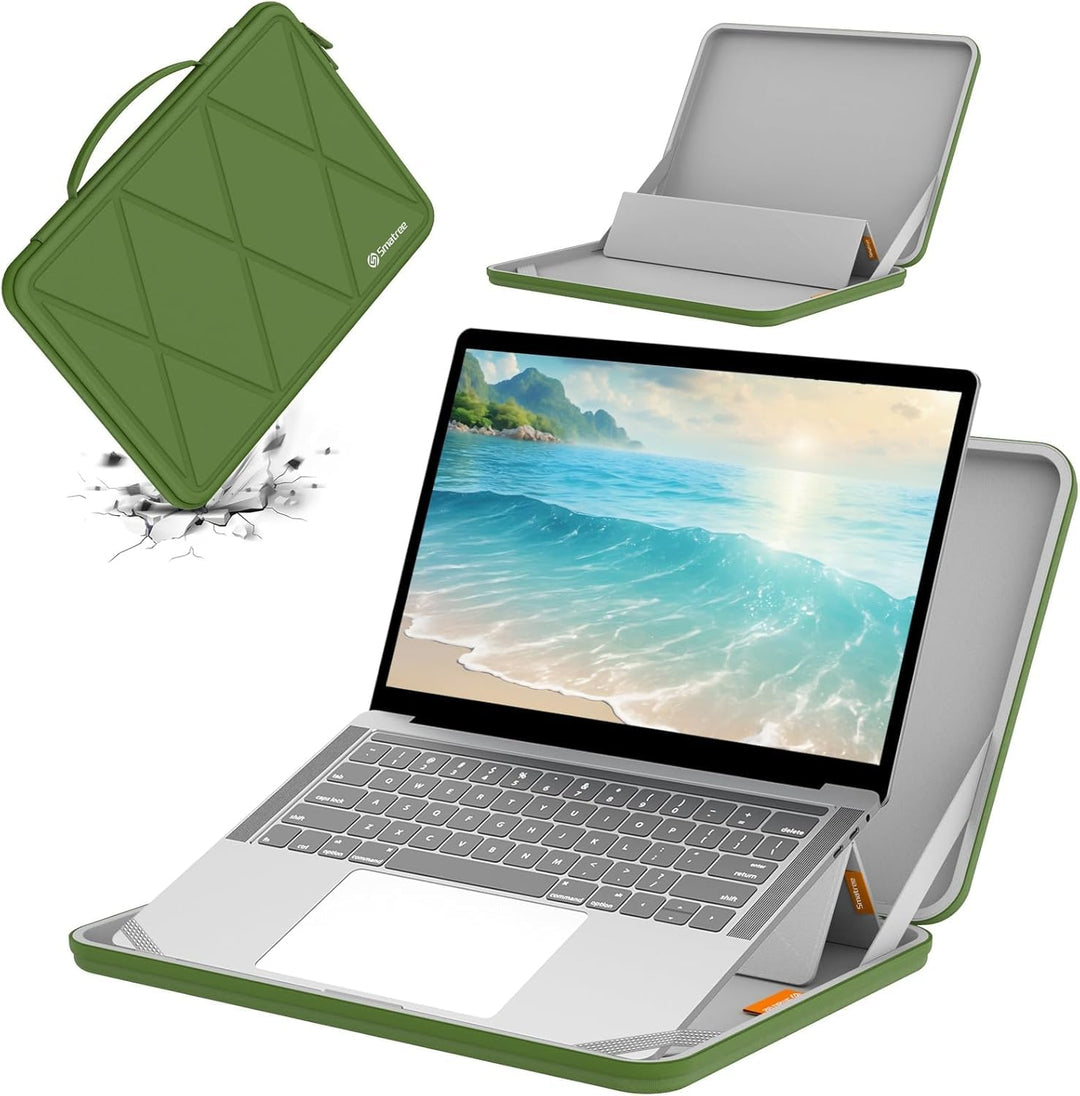 Smatree MS24T Laptop Hartschalenhülle aus Eva mit LaptopständerFür 12,3 Zoll Microsoft Surface Pro 7