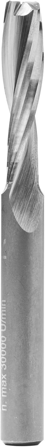 ENT 10030 Spiralnutfräser VHW, Schaft (S) 8 mm, Durchmesser (D) 8 mm, NL 32 mm, GL 80 mm D=8 / NL=32
