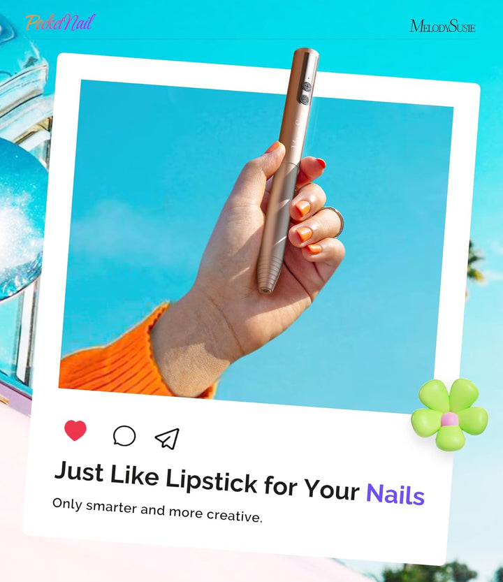 MelodySusie Nagelfräser Kabellos, Elektrische Nagelfeile Fräser für Gelnägel Acrylnägel, PC100GR Nai