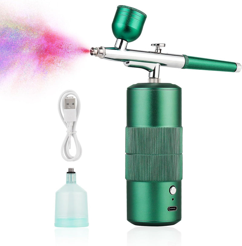 Airbrush-Kit mit Kompressor, Tragbare kabellose Airbrush Wiedera, Kit aérographe avec compresseur, a