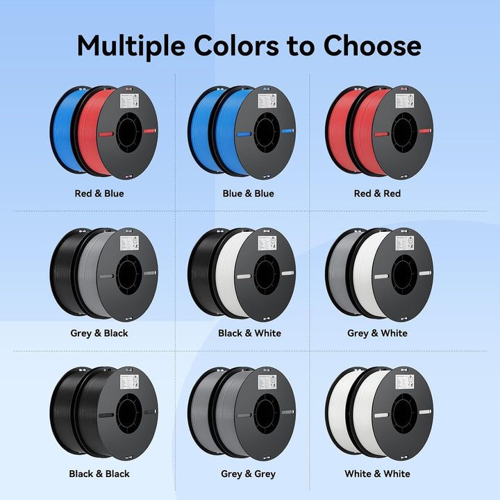 Creality Ender PLA Filament, 1,75mm PLA 3D Drucker Filament, Massgenauigkeit +/- 0.03mm, passend für