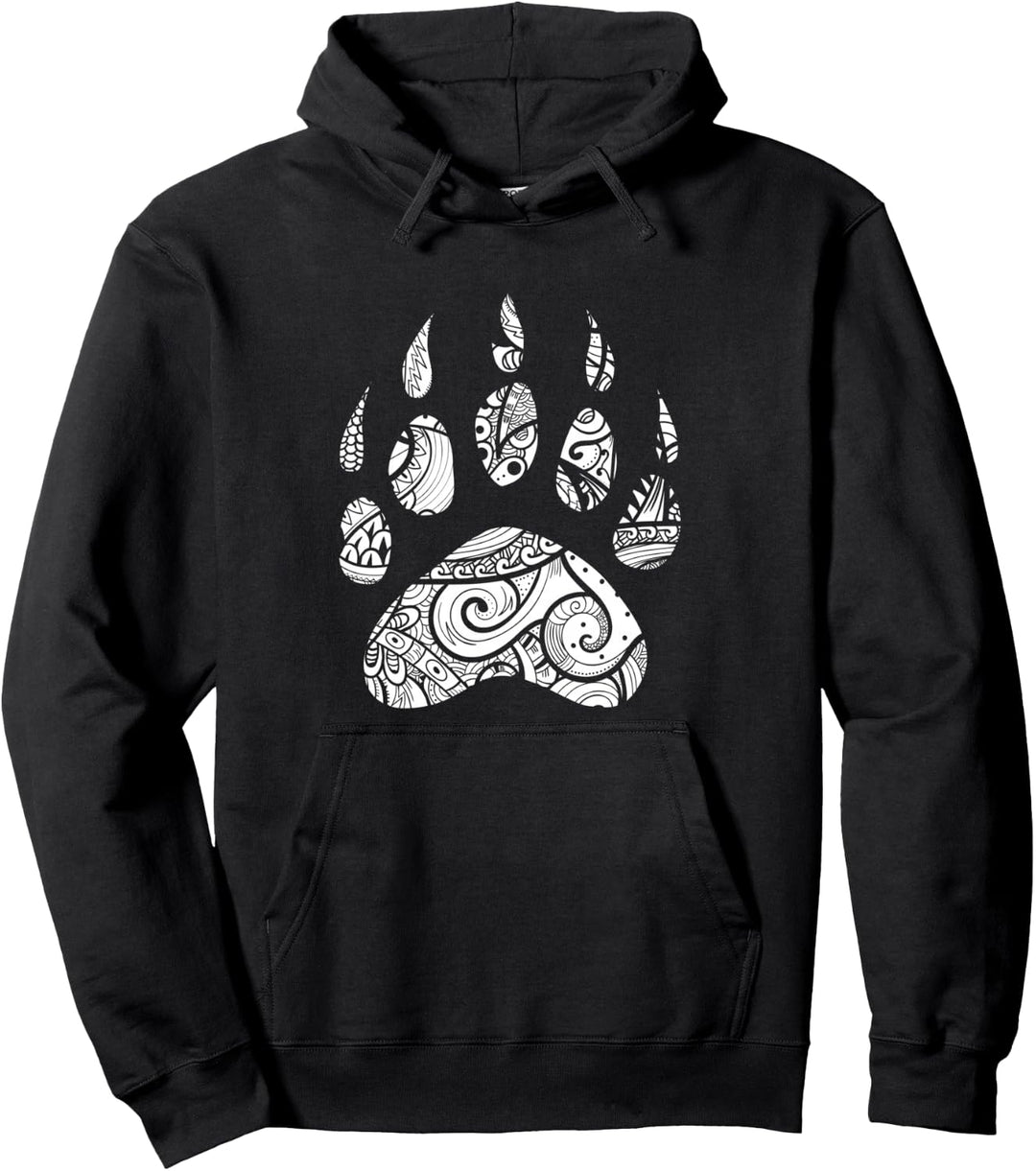 Bear Paw Native American Pullover Hoodie