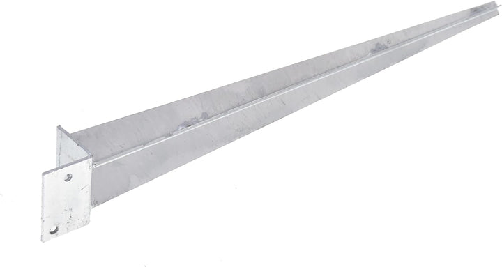 Aqbau® Einschlag-Bodenhülse L 40 x 500 Pfostenträger Einschlaghülse Einschlagbodenhülse feuerverzink