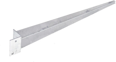 Aqbau® Einschlag-Bodenhülse L 40 x 500 Pfostenträger Einschlaghülse Einschlagbodenhülse feuerverzink