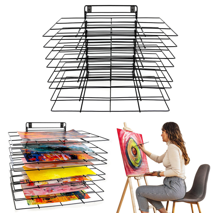 ODOXIA BILDER TROCKENGESTELL zur WANDMONTAGE mit Schrauben für Klassenzimmer | Hängendes Kleines Kun