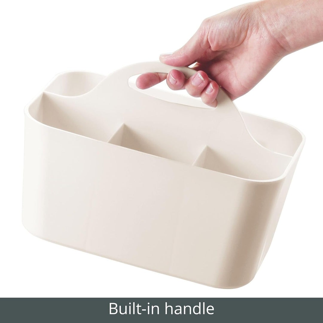 mDesign Badezimmer Korb mit Griff – als Kosmetik Organizer, Küchen Aufbewahrungsbox oder Handtuchhal