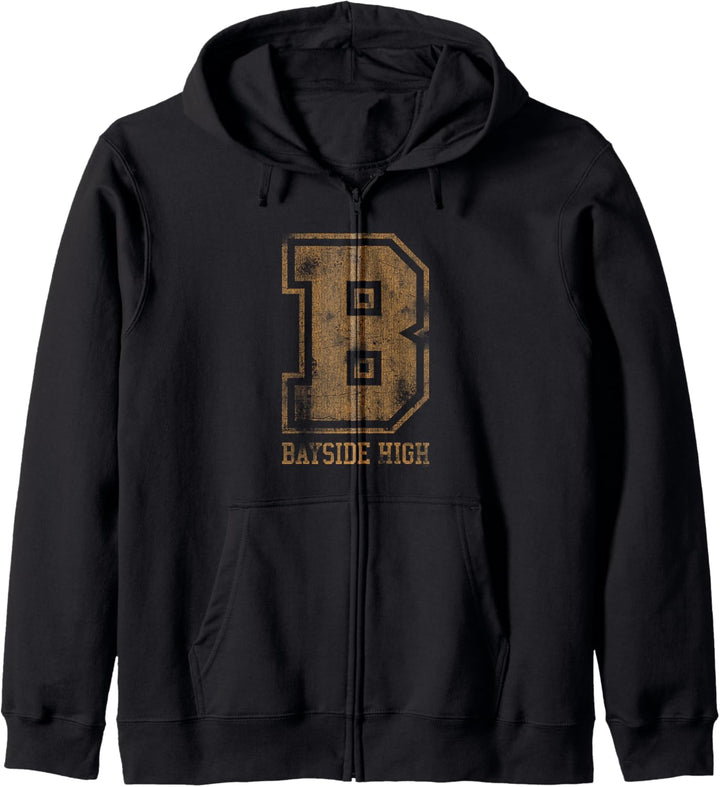 Saved By The Bell Distressed B Bayside High Kapuzenjacke