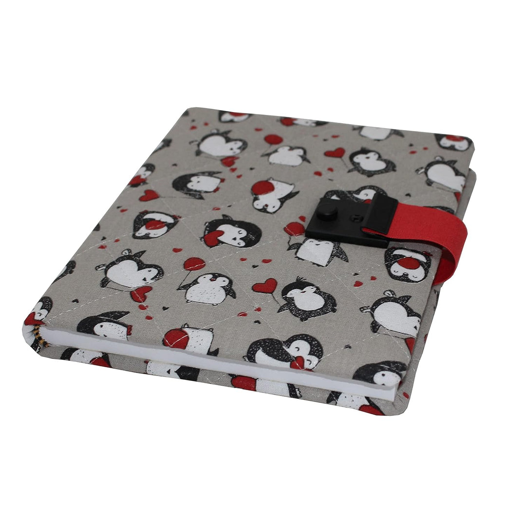 Tagebuch mit Schloss Pinguin