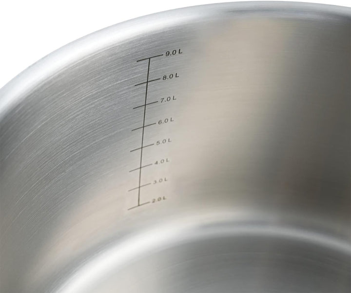 LAGUIOLE, Triplex-Suppentopf 28x17 cm Triplex-Edelstahl 304/Aluminium/430, Fassungsvermögen 10 l, ko