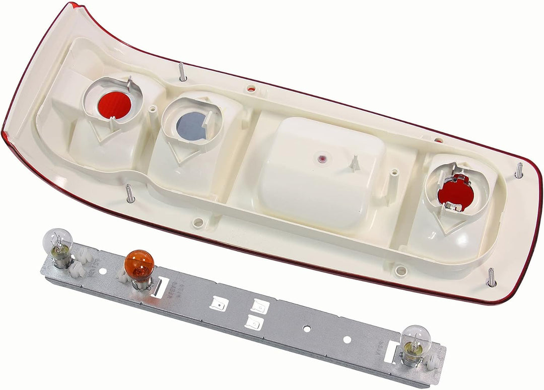 HELLA - Heckleuchte - Caraluna I - Glühlampe - 12V - Einbau/geschraubt - Lichtscheibenfarbe: weiss/r