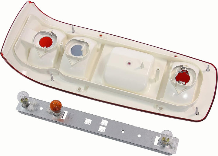 HELLA - Heckleuchte - Caraluna I - Glühlampe - 12V - Einbau/geschraubt - Lichtscheibenfarbe: weiss/r