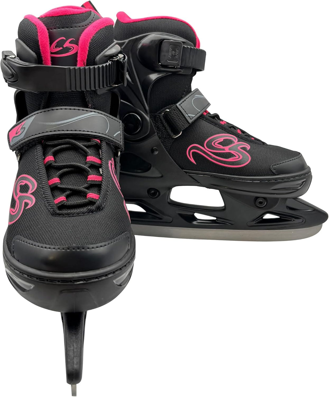 Cox Swain verstellbare Schlittschuhe Crystal, Eislaufschuhe für Kinder, Jugendliche und Erwachsene b