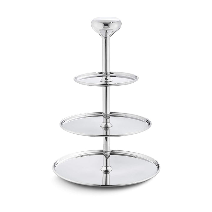 Georg Jensen GJ 170612 Etagere, Edelstahl, stainless steel, 26,4 x 26,4 x 35,2 cm