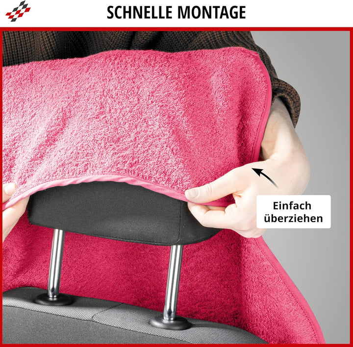 Walser Sitzaufleger Multicover, universal Auto-Sitzauflage, waschbarer Autositz-Überwurf pink, Pink