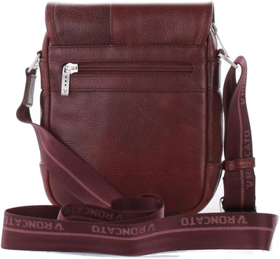 RONCATO Herren Panama DLX Utility Bag mit Klappe S Bordeaux, S Bordeaux