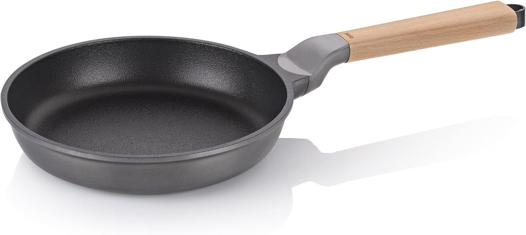 kela Bratpfanne Vitana, Ø 24 cm, Aluguss, grau, recycelbar, Allherdboden, antihaftbeschichtet, hitze