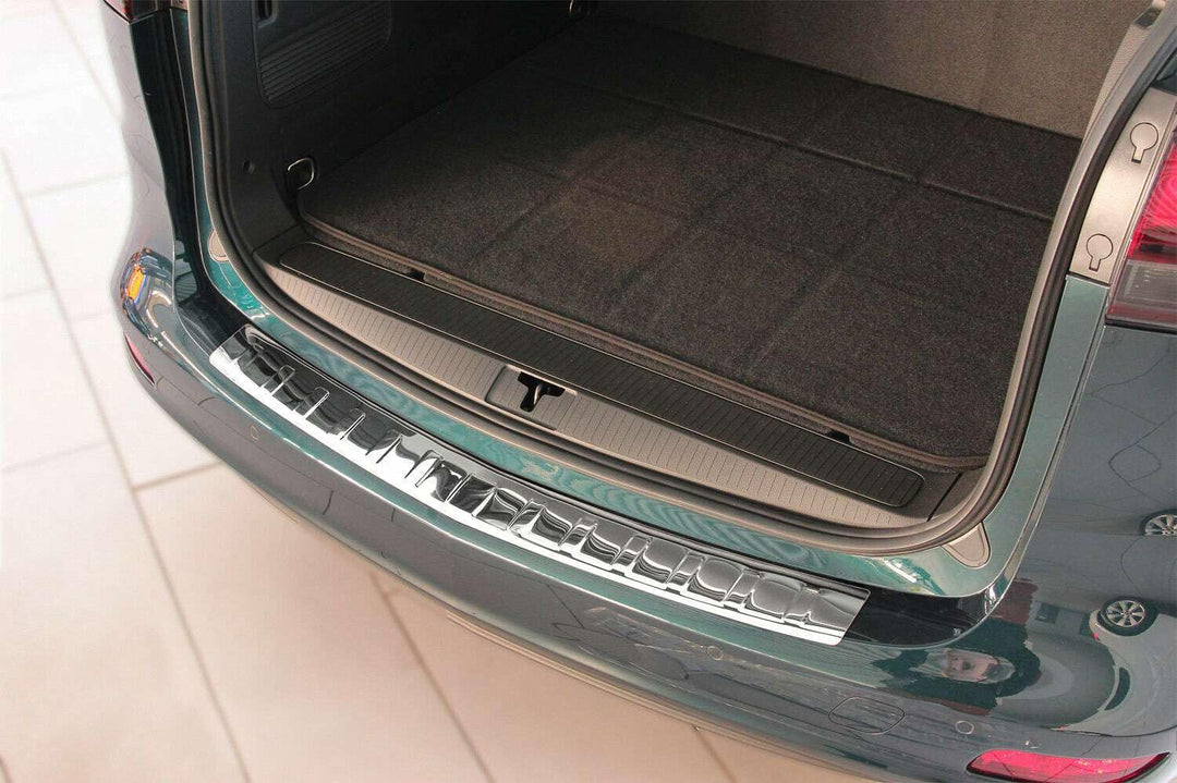 RECAMBO Ladekantenschutz Edelstahl kompatibel für OPEL Zafira C Tourer 2011-2019 - Hochglanz poliert