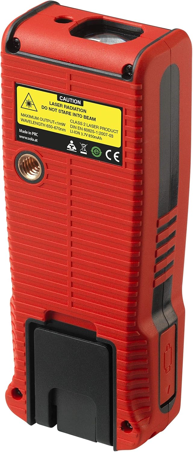 SOLA METRON BT - Laser Entfernungsmesser 30m, 60m, 80m, 120m – Distanzmesser Laser mit Bluetooth Dat