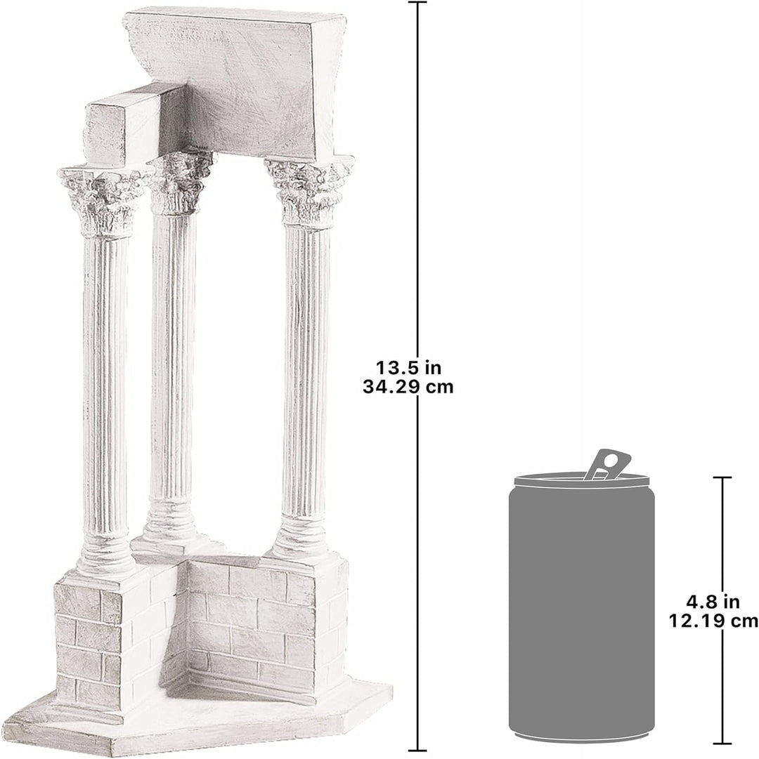 Design Toscano Säule des Vespasian-Tempels (Ecksäule) Corner, Corner