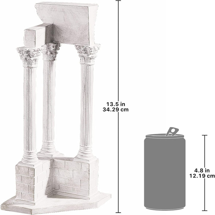 Design Toscano Säule des Vespasian-Tempels (Ecksäule) Corner, Corner