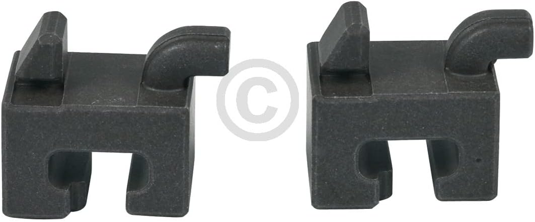 Buchse kompatibel mit SIEMENS 00637443 Keramikhalter vorne für Zubehörhaltegitter Backofen mit Mikro