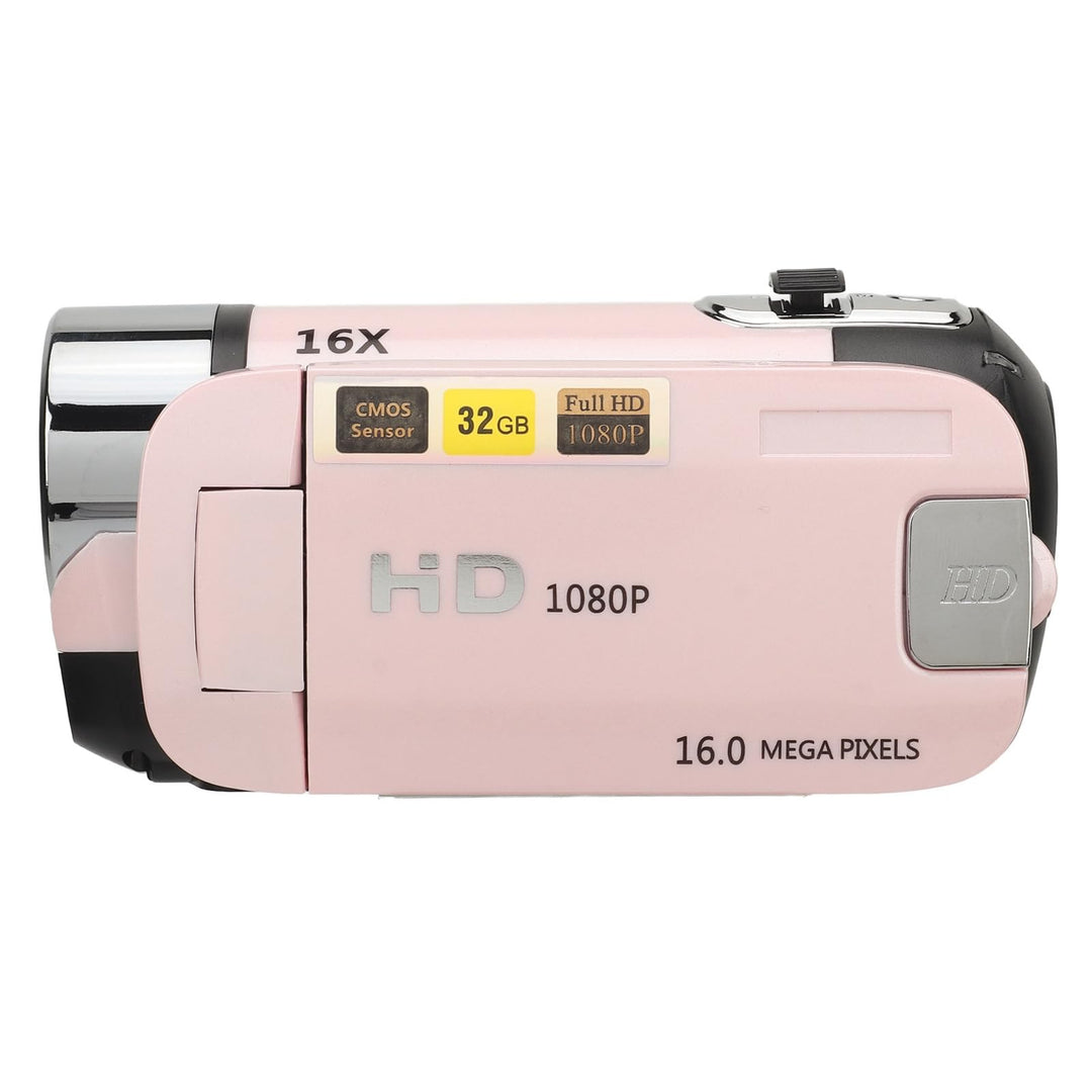 D90 1080P 16MP Digitalkamera 2,4 Zoll Schwenkbildschirm Camcorder 16X Zoom HD Videorecorder mit Füll