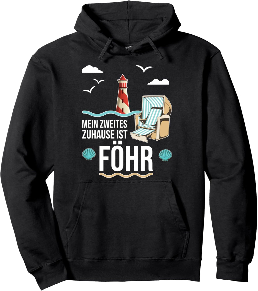 Urlaub auf Föhr mein zweites Zuhause an der Nordsee Pullover Hoodie