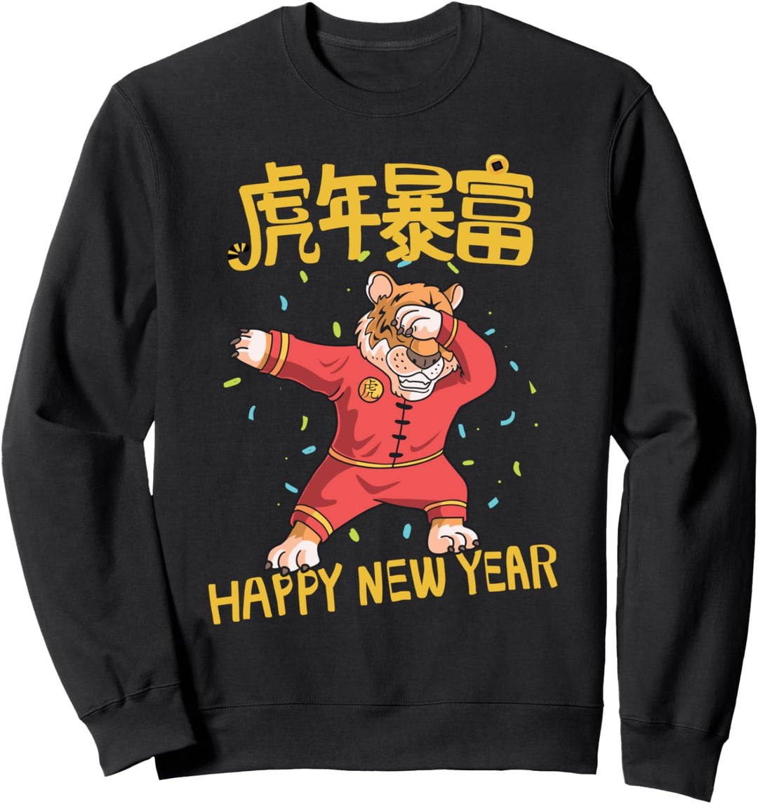 Sternzeichen Tiger Jahr des Tigers Chinesisches Neujahr 2022 Sweatshirt