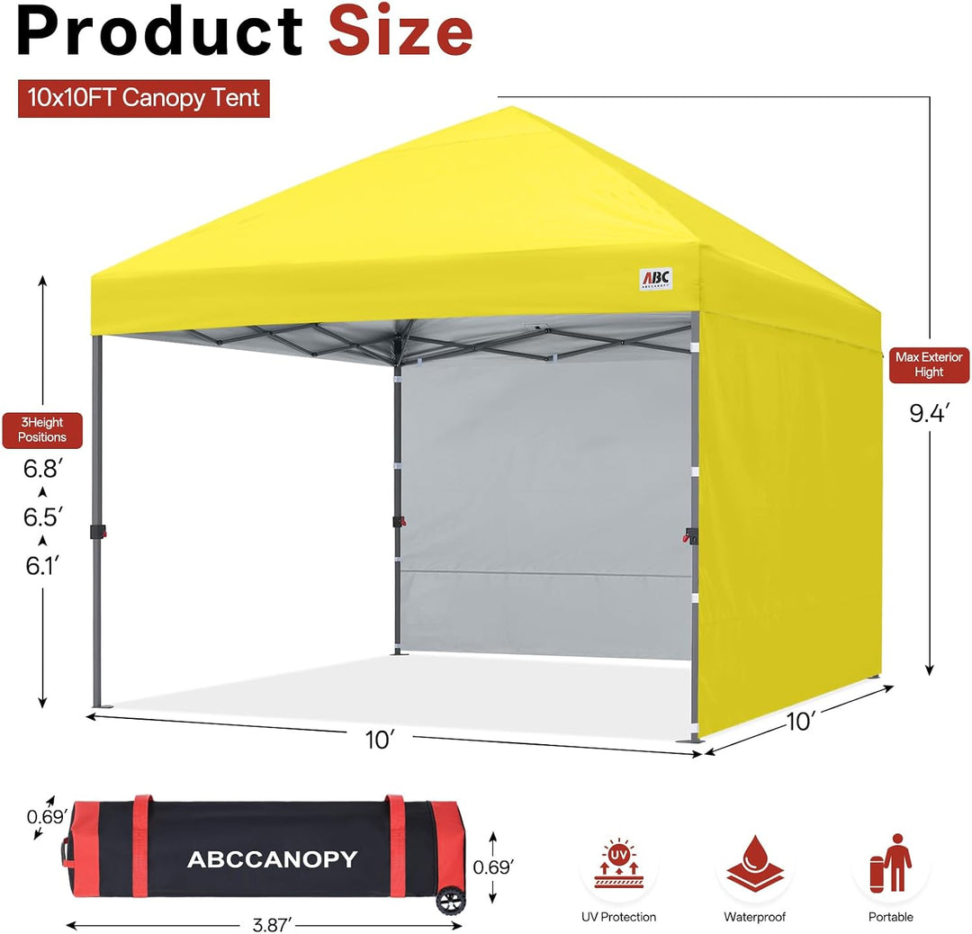 ABCCANOPY Faltpavillon Wasserdicht Stabil Winterfest,UV Schutz 50+,Für Garten Camping,4 PCS Sandsack