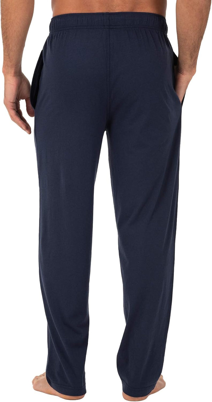 Fruit of the Loom Herren Schlafhose aus Jersey-Strick Pyjamaunterteil S Marineblau/Marineblau (2er-p
