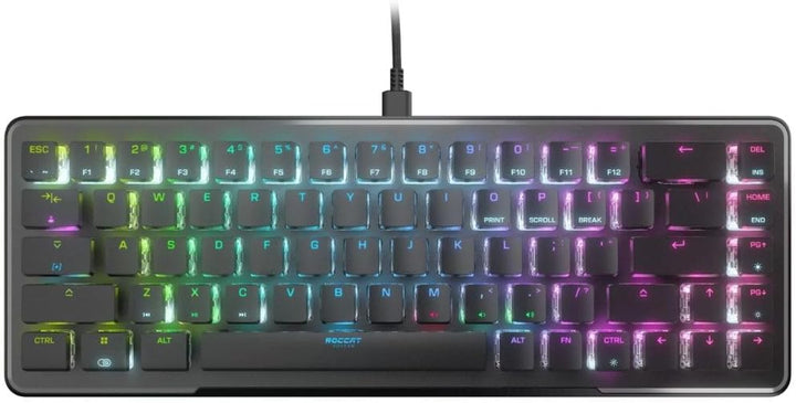 ROCCAT Vulcan II Mini – 65% optische PC-Gaming-Tastatur mit anpassbarer RGB-Beleuchtung, abnehmbares