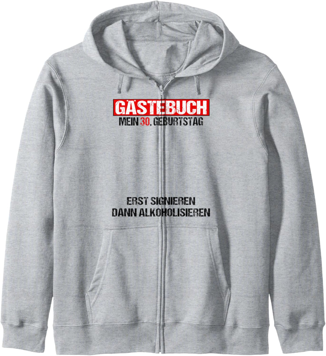 Gästebuch 30 Geburtstag Mann Frau Lustig 30. Geburtstag Deko Kapuzenjacke
