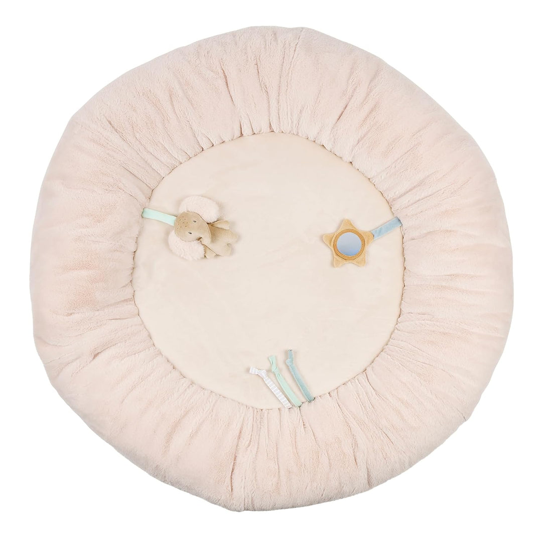 Nattou Krabbeldecke mit Spielbogen und verschiedenen Aktivitäten, Aus Polyester, Ca. 91 cm, Flo, Oli