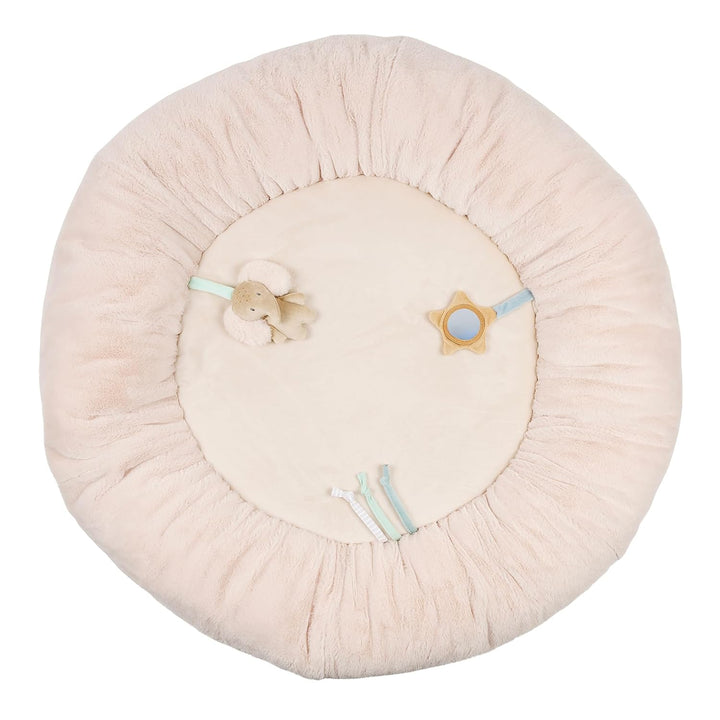 Nattou Krabbeldecke mit Spielbogen und verschiedenen Aktivitäten, Aus Polyester, Ca. 91 cm, Flo, Oli