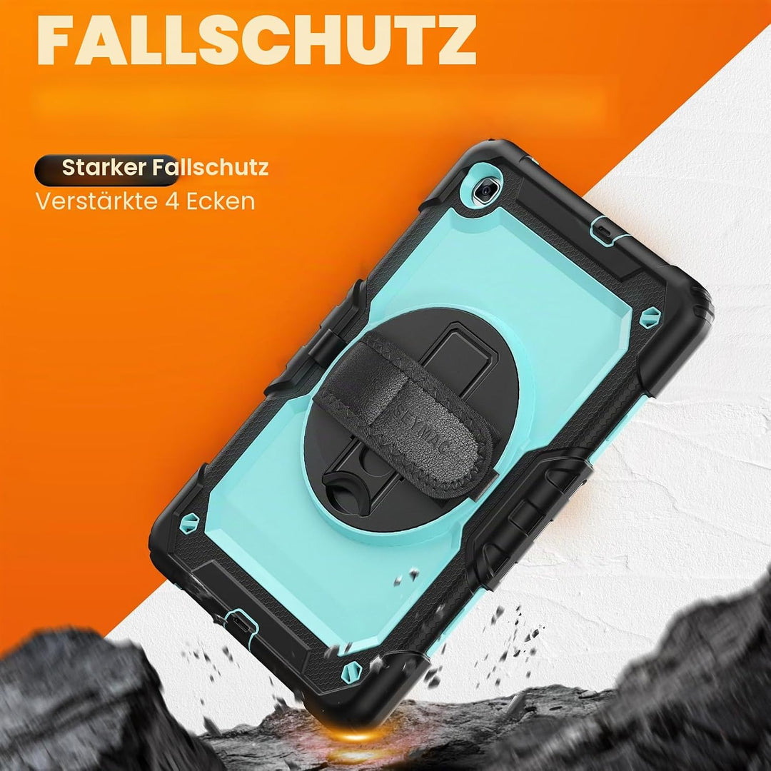 SEYMAC stock Hülle für Samsung Galaxy Tab S6 Lite 10,4 Zoll 2022/2020, Stossfest Schutzhülle mit Bil