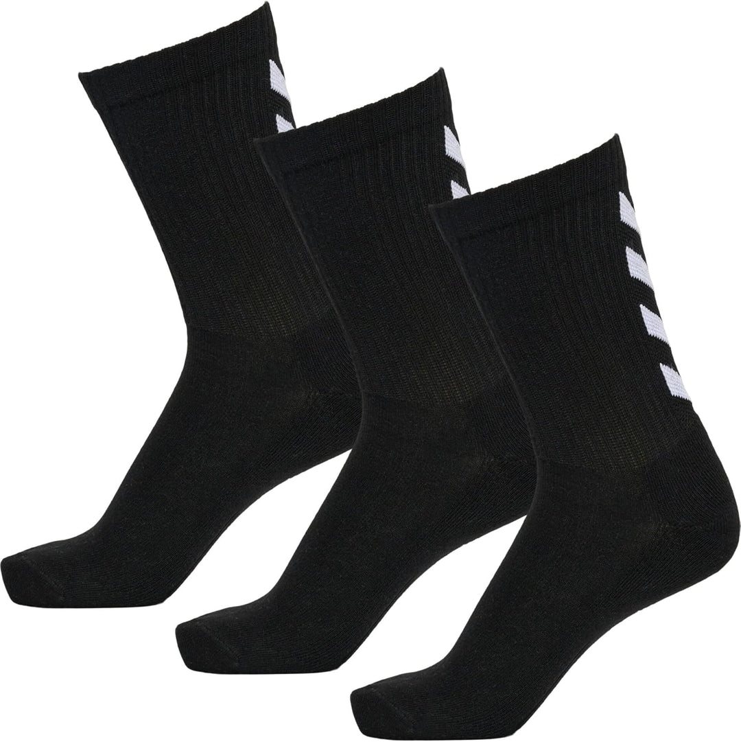 hummel FUNDAMENTAL 3-Pack Sock White 36 Black (2001), 36 Black (2001)