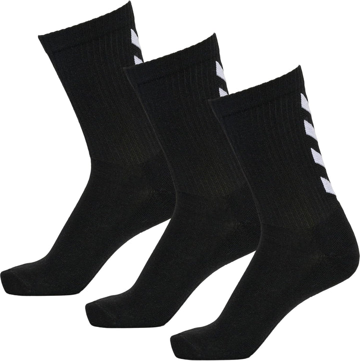 hummel FUNDAMENTAL 3-Pack Sock White 36 Black (2001), 36 Black (2001)
