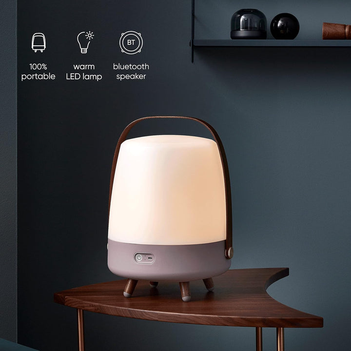 Kooduu Lite-Up Play - Design LED-Licht und Bluetooth-Lautsprecher Innovatives Stimmungslicht mit Zus