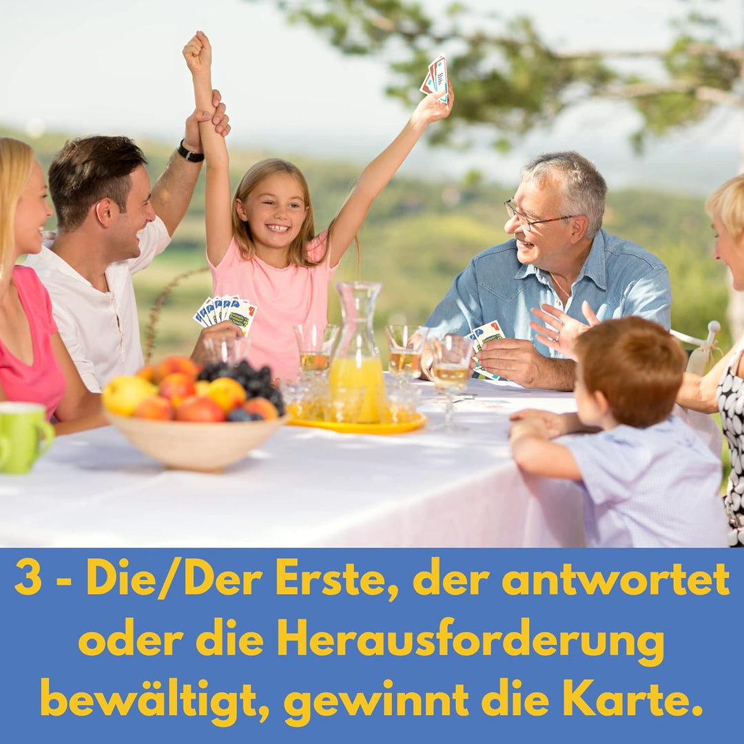 Kennst du Deine Familie wirklich ? Das verrückte Familienspiel voller Quizze und Herausforderungen,
