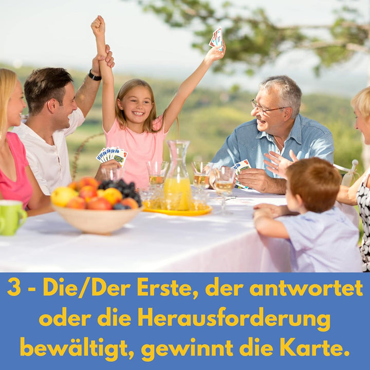 Kennst du Deine Familie wirklich ? Das verrückte Familienspiel voller Quizze und Herausforderungen,