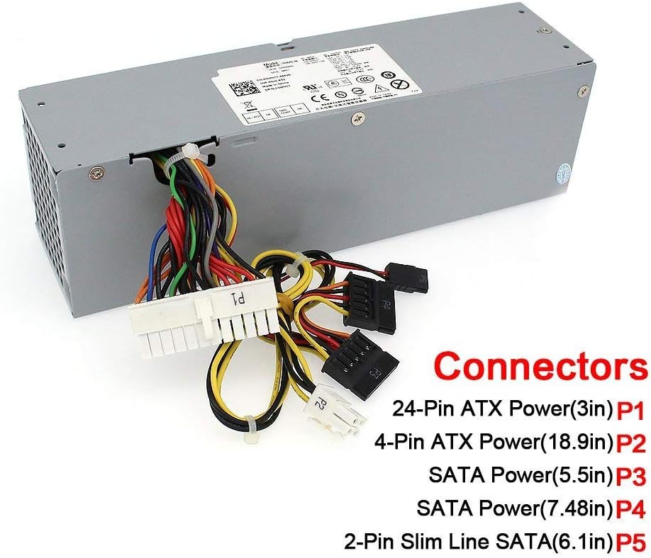 S-Union 240W Netzteil für Dell Optiplex 390 790 960 990 3010 7010 9010,Nur für Small Form Factor SFF