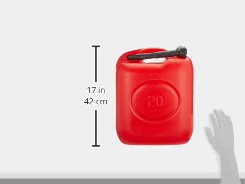 Kanister aus rotem Kunststoff, 20 l